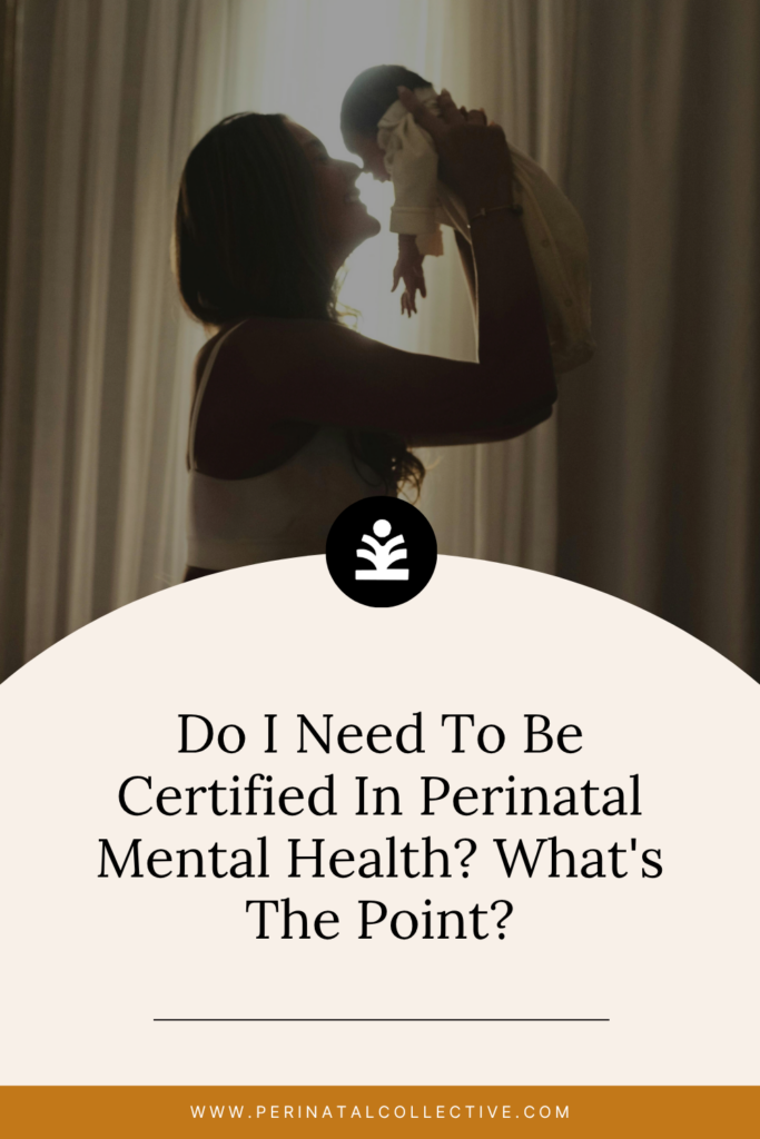 pmhc perinatal certification; pmhc certification